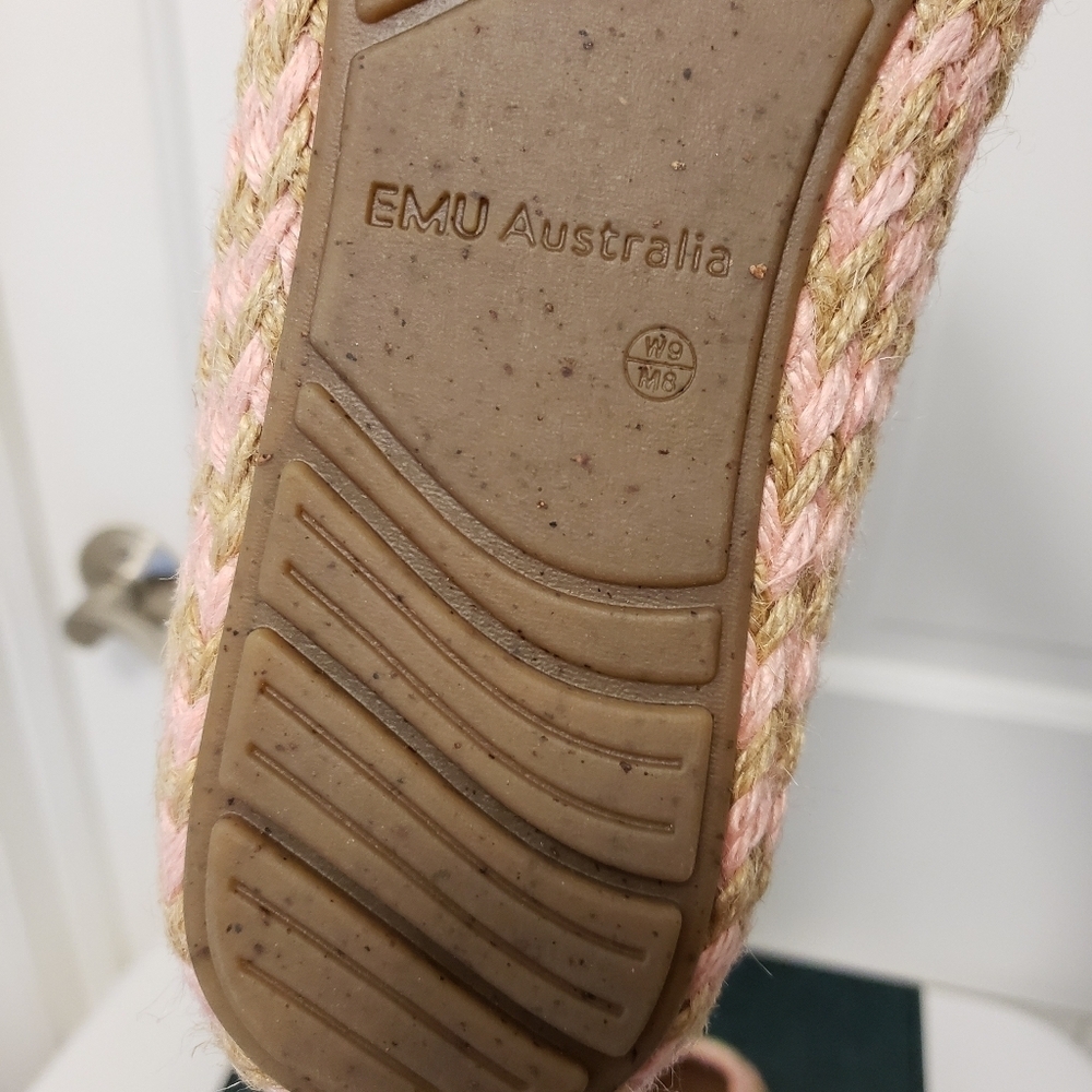 NWB Emu Australia Agonis Mix "Pale Pink/Rose Pale Sneaker Flats Size 9 - Picture 6 of 11